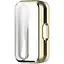 Чехол-накладка DK для Samsung Galaxy Fit3 (R390) Silicone Face Case (pale gold) - миниатюра 4