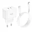 Адаптер сетевой HOCO Type-C to Lightning Cable Triumph charger set N29 2Type-C 35 W white - миниатюра 1
