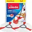 Змінна насадка для швабри Vileda Turbo Microfibre 2in1 – 2 шт. у комплекті, мікрофібра, машинне прання - миниатюра 1