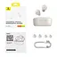 Бездротові навушники Baseus Bowie E18 True Wireless Earphones, IPX4, ENC, BT5.3, 40 mAh, 300 mAh, 7.5 h, White A00023800223-00 - мініатюра 7