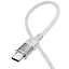 Дата кабель Hoco U129 Spirit Transparent Type-C to Type-C 60W (1.2m) Gray - мініатюра 3