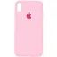 Чохол Epik Silicone Case Full Protective AA для Apple iPhone X/XS 5.8 Рожевий/Light pink - мініатюра 1