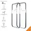 Протиударний чохол Gear4 Piccadilly D3O для iPhone 12 Pro Max (6.7") Black + Прозорий (702006066) - мініатюра 4