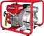 Мотопомпа рукав 75мм, 58м3/год, підйом 26м, брудна вода, SCWT80 - мініатюра 1