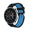 Ремешок Boorui для часов 22 мм Nike design черный с синим - миниатюра 3