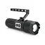 Фонарь поисковый BP-2303 LED PM60, 5 режимов, индикация заряда, питание от 3*18650, IP65, кабель USB, 255х145х65мм, 0,860кг, Black, BOX - миниатюра 1