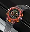 Годинник чоловічий наручний спортивний Skmei 2225 з комбінованим циферблатом (Чорний з помаранчевим) - мініатюра 3