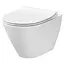 Подвесной унитаз Cersanit City CleanOn с сиденьем Slim duraplast K701-104 - миниатюра 1
