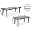 Стол для сада Bica Bergen пластиковый раздвижной графит. - миниатюра 10