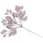 Флористическая ветка для декора 29 см Искусственные материалы для декора и флористики со светло розовым глитером - миниатюра 1