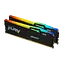 Оперативная память Kingston Fury 16GB (2x8GB) DDR5 6000MHz Beast RGB Black (KF560C36BBEAK2-16) - миниатюра 1