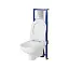 Інсталяція Cersanit Tech Line Base з кнопкою Base Smart + унітаз City CleanOn із сидінням 30412 - мініатюра 1