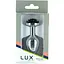 Металлическая анальная пробка Lux Active с розой - Rose Anal Plug - Black - миниатюра 5
