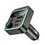 АЗП з FM-модулятором HOCO E85 Tiger PD20W+QC3.0 car BT FM transmitter Black - мініатюра 6