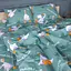Пододеяльник MirSon Happy Duck бязь 143х210 см бирюзовый (2200013128731) - миниатюра 3