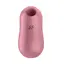 Вакуумний стимулятор клітора з вібрацією Satisfyer Cotton рожевий - мініатюра 3