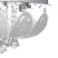 Люстра Brille потолочная торт с пультом LED E14 60W RGB WH (BCL-649S/4) - миниатюра 2