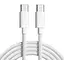 Кабель PD 60W USB-C на USB-C (1m) Woven для Apple (OEM) white - мініатюра 1