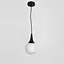 Подвесной светильник GOLF с белым плафоном | Line F | Арт. 11193/1 BK+WT - миниатюра 7