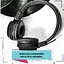 Наушники беспроводные Hoco W25 Bluetooth серые - миниатюра 2