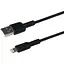 Мережевий зарядний пристрій Ridea RW-11311 Element Fast Charging USB - Lightning 2.1 A Black - мініатюра 3