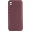 Чохол TPU Getman Liquid Silk Full Camera для Xiaomi Redmi 9A Бордовий / Marsala - мініатюра 1