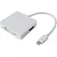 Перехідник mini DisplayPort M HDMI/DisplayPort/DVI 24+5 FHD 1080p кабель 0.2 м - мініатюра 1