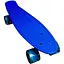 Скейт Пенни Борд A-Toys Penny Board Maraton со светящимися колёсами с декой 55 см синий - миниатюра 1