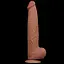 Фаллоимитатор LoveToy Sliding-Skin Dual Layer Dong King Sized 34 см коричневый - миниатюра 2