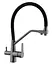 Змішувач для кухні з підключенням до фільтра Kroner KRP Edelstahl Klassisch - PVD03817BLK (CV031898) - мініатюра 1
