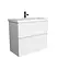 Тумба Мойдодир Grin 80-U з умивальником Fenova 80 Білий - мініатюра 4
