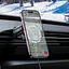 Крепление для телефона Hoco HW6 Vision metal magnetic wireless fast charging car holderair outlet черный - миниатюра 2