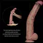 Фалоімітатор Dual-Layered Silicone Nature Cock 14.5'' 37.5 см коричневий - мініатюра 12