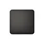 Розумний вимикач Ajax SoloButton 1-gang/2-way чорна - миниатюра 1