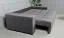 Диван прямой Брандо раскладной темно-серый - миниатюра 10