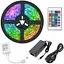 Светодиодная RGB-лента Venom SMD 6060, 5 м 12 V IP20 RGB (VST-6060120600-RGB) с пультом и блоком питания - миниатюра 1