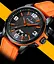 Часы наручные мужские Naviforce Young Orange Черный (3492) - миниатюра 5