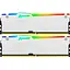 Модуль пам'яті для комп'ютера DDR5 32GB (2x16GB) 5600 MHz FURY Beast White RGB Kingston Fury (ex.HyperX) (KF556C36BWEAK2-32) - мініатюра 4