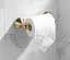 Тримач для туалетного паперу Rea 332869 brushed gold REA-06920 Золотий - мініатюра 2