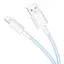 Дата кабель Borofone BX117 Source USB to Lightning 2.4A (1m) Blue - мініатюра 2
