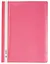 Швидкозшивач пластиковий, А4, PP, рожевий, 6 шт. - мініатюра 1