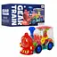 Детский паровоз Gear Train со звуком и светом красный (FS238-1A) - миниатюра 1