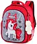 Школьный рюкзак (ранец) с ортопедической спинкой Winner / SkyName для девочки с Единорогом 37х29х18 см красный для начальной школы R4-403 - миниатюра 1