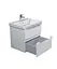 Тумба Мойдодир Malaga 60-A Білий з умивальником Vivace 60 Білий - мініатюра 3