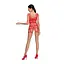 Бодистокинг-платье Passion BS089 red мини плетение в виде паутины One size - миниатюра 4