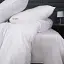 Летний постельный комплект MirSon Line Satin Light Pro Snow White Ecosilk Односпальный (2200010972238) - миниатюра 5