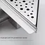 Угловой трап для душа Gappo нержавеющая сталь, 200x200 мм G82020-1 - миниатюра 4