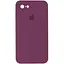 Чехол Epik Silicone Case Square Full Camera Protective AA для Apple iPhone 7/8/SE 2020 4.7 Бордовый/Maroon - миниатюра 1