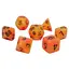 Набор кубиков Double Color Glow in the dark 7 Dice Set - Red-Orange , 7 шт. (g7dglowdc03) - миниатюра 1