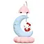 Дитяча настільна лампа Hello Kitty на місяці рожева (352E) - мініатюра 2